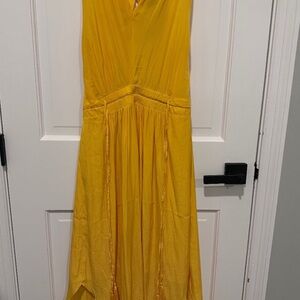 Vibrant Yellow Maxi Dress